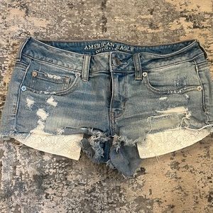 American eagle jean shorts size 6